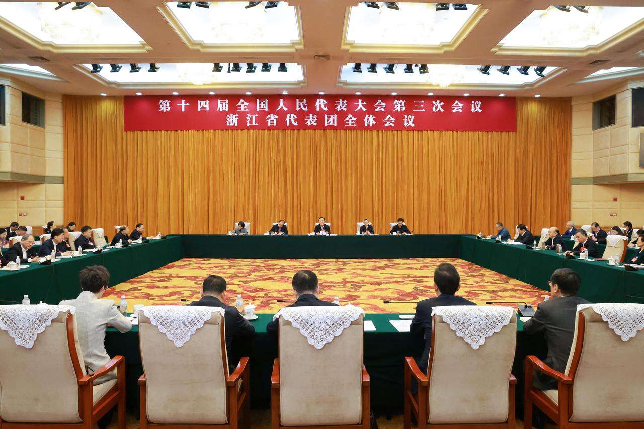 浙江代表团传达学习习近平总书记...