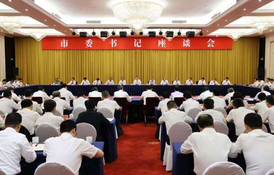 王浩在市委书记座谈会上强调 实...