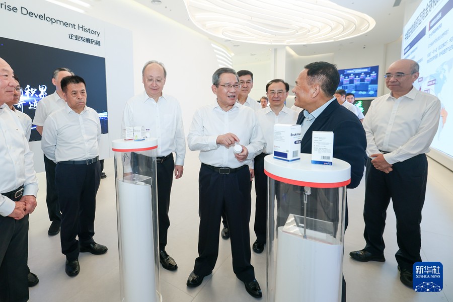 李强在北京调研生物医药产业发展...